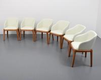 Set of 6 Rove Concepts Aubrey Leather Arm, Dining Chairs - Sold for $1,125 on 10-10-2020 (Lot 493).jpg